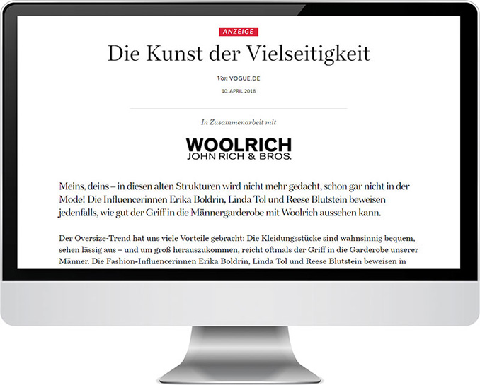 Vogue Woolrich